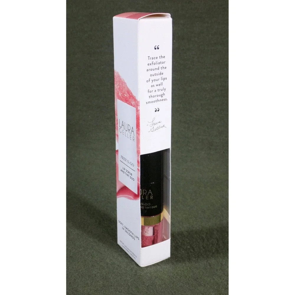 Laura Geller PREP-N-GO Lipi & Tint Duo Rush Hour pink new sealed in box